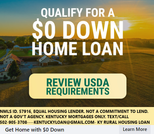 Kentucky USDA Rural Housing Mortgage Lender: Kentucky USDA