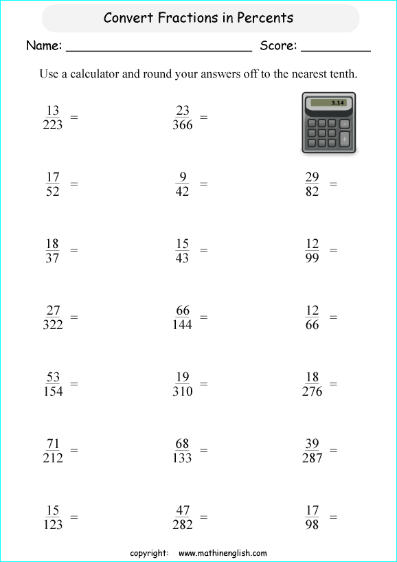 Printable primary math worksheet for math grades 1 to 6 based on ...