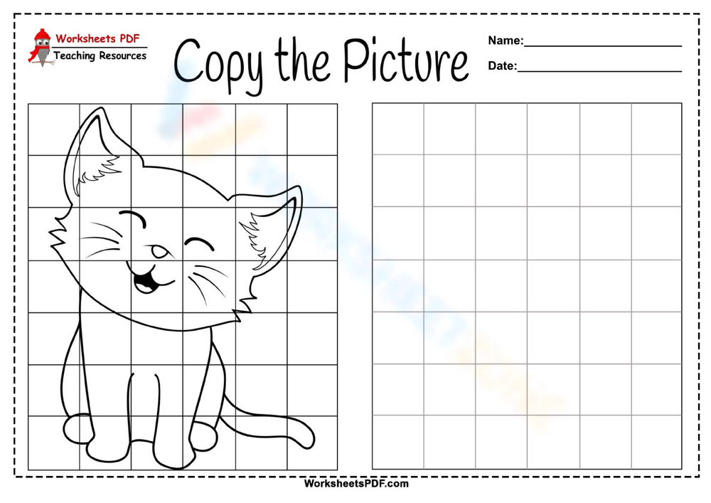 30 Free Printable Grid Drawing Worksheets For All Ages Worksheets
