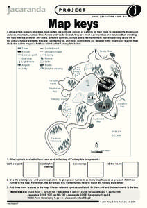 using a map key worksheet