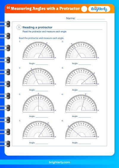 Free Measuring Angles With A Protractor Worksheets [PDFs] Brighterly