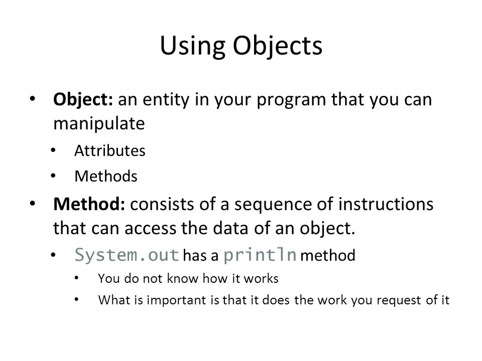 Understanding Classes and Objects in Java - Worksheets Library