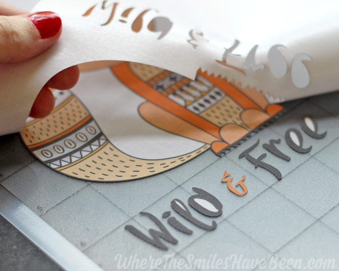 using printable heat transfer vinyl with cricut