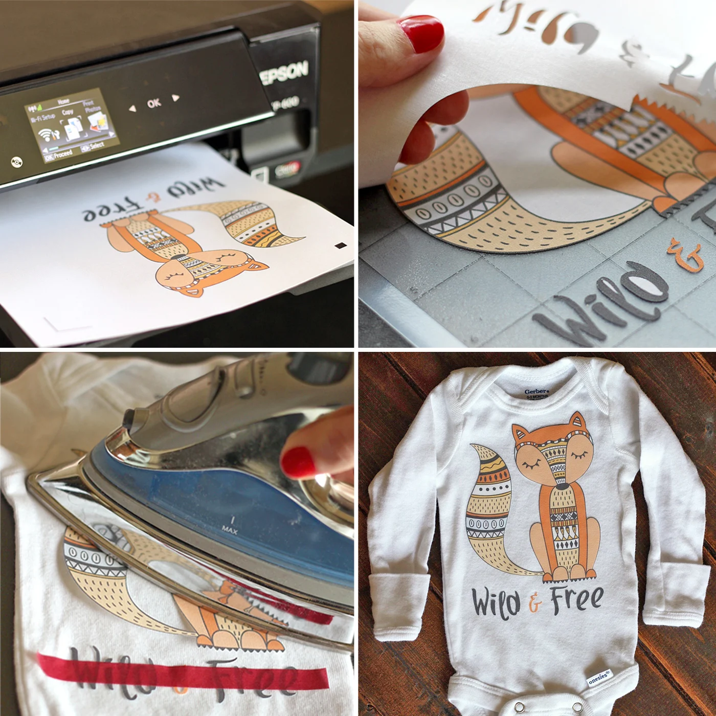 using printable heat transfer vinyl