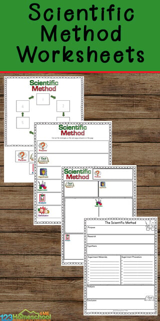 ✏️ FREE Printable The Scientific Method Worksheets pdf