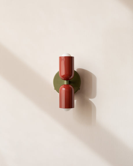 In Common With | Up Down Sconce : Hardwire, Black Hardware