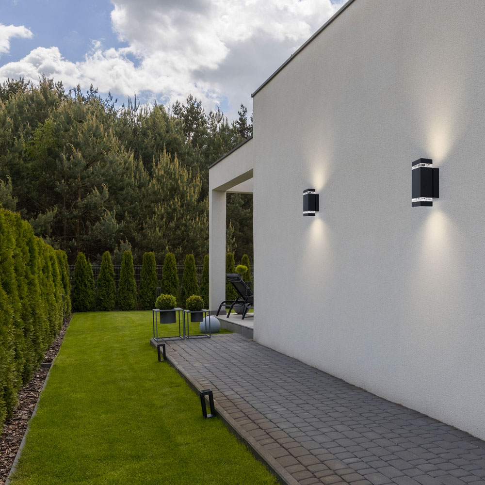 LED design outdoor light 10 watt house wall up down lamp aluminum ...