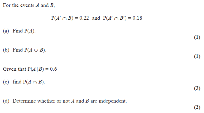 Exam Questions - Venn diagrams - ExamSolutions