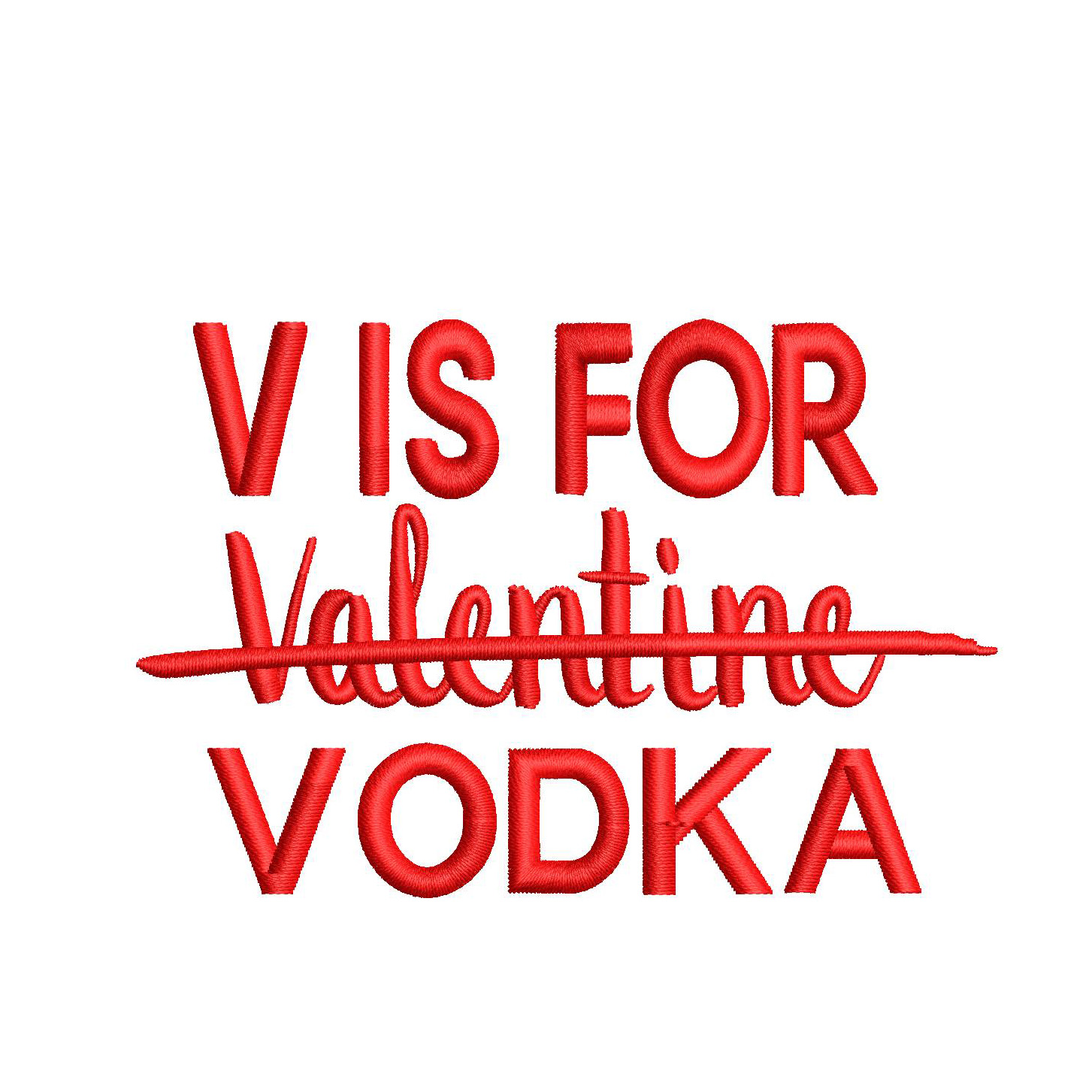 Valentines - V for Vodka (Single)