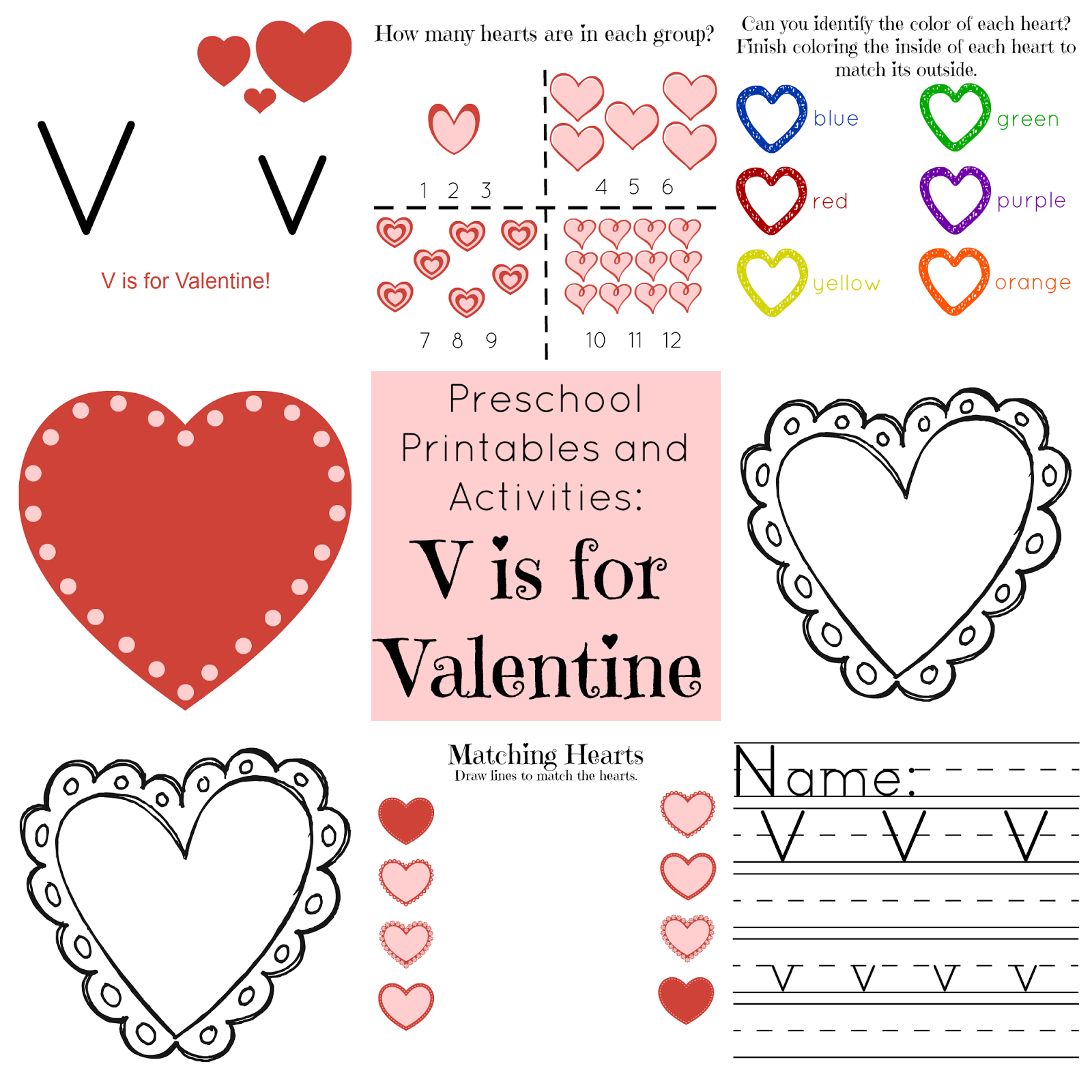v is for valentine