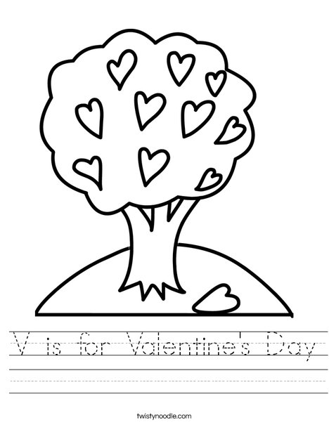 v is for valentine