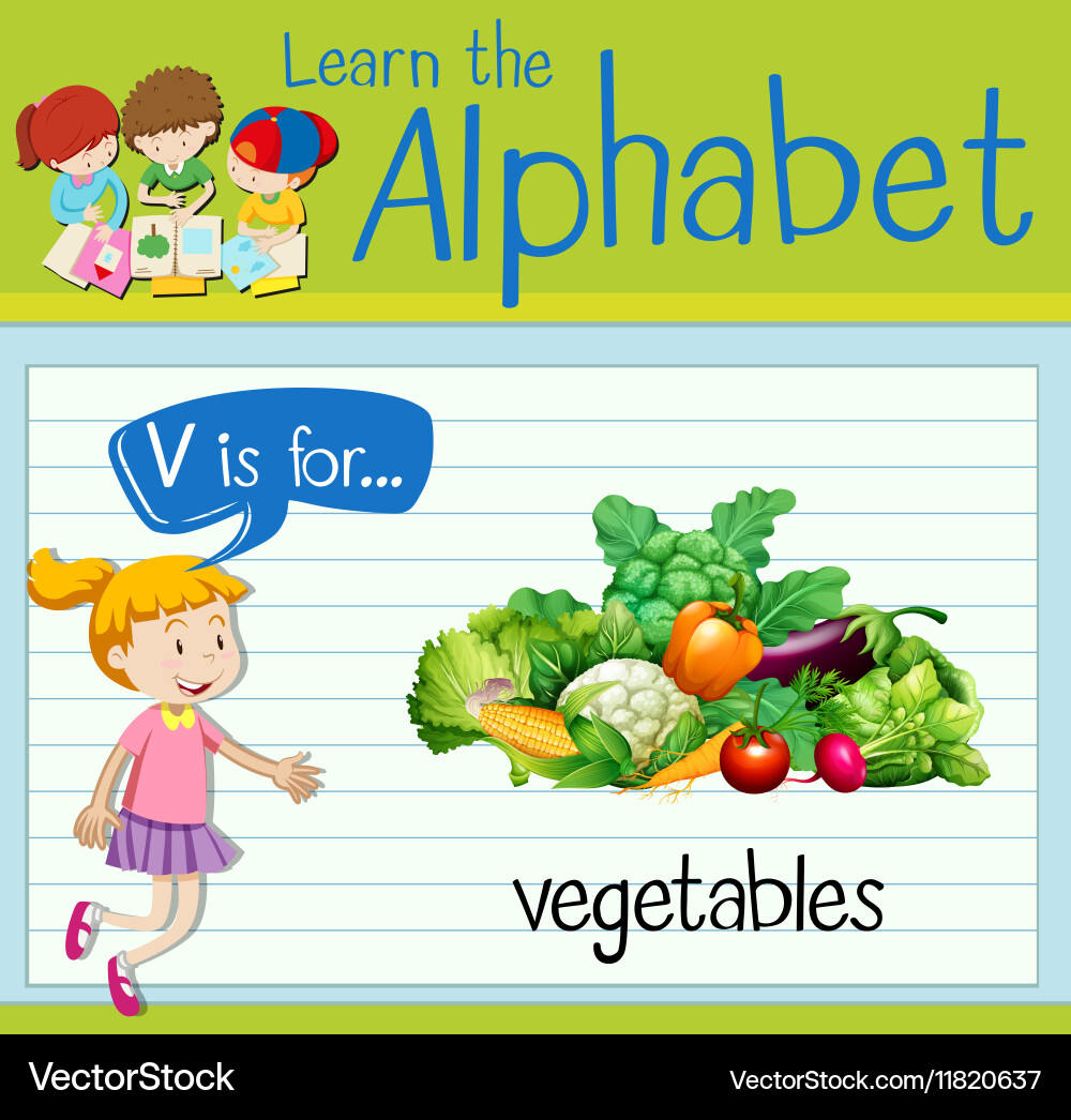 v is for vegetables