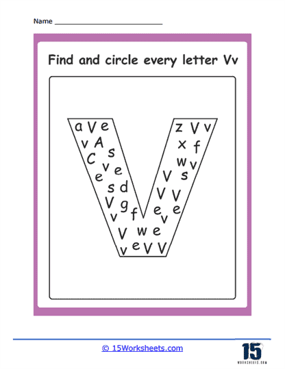 Letter V Worksheets - 15 Worksheets Library