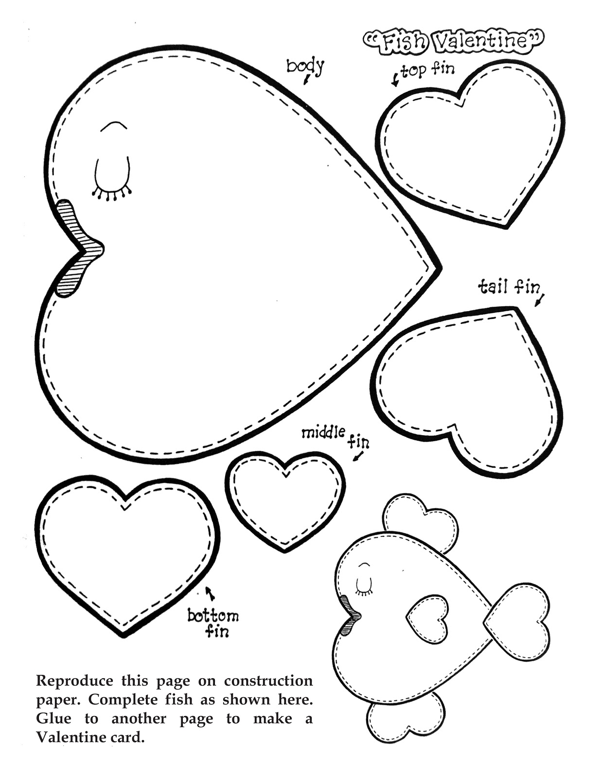 valentine following directions worksheet