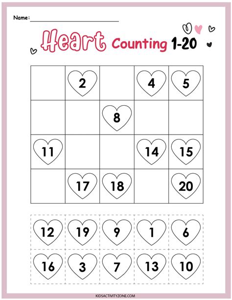 Valentine Math Kindergarten