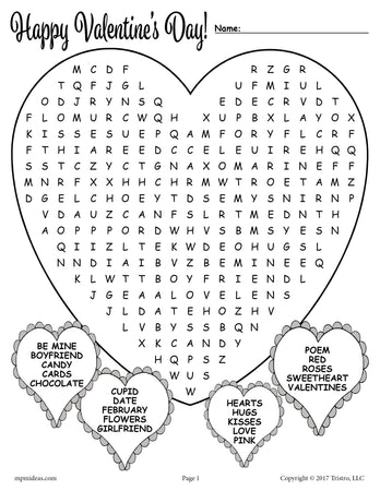41 Free Valentines Day Worksheets &  Printables