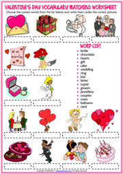 valentine s day worksheet for kindergarten