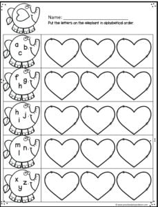 valentine s worksheet for preschoolers