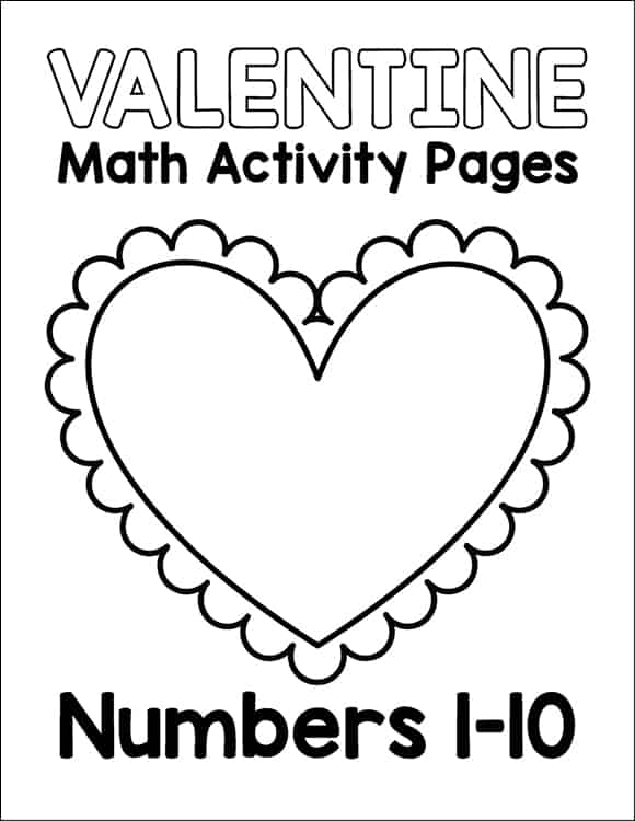 valentine worksheet 1st grade