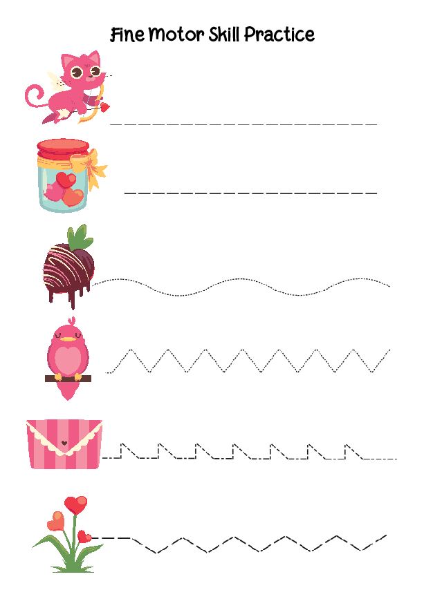 Valentines Day Preschool Worksheets |