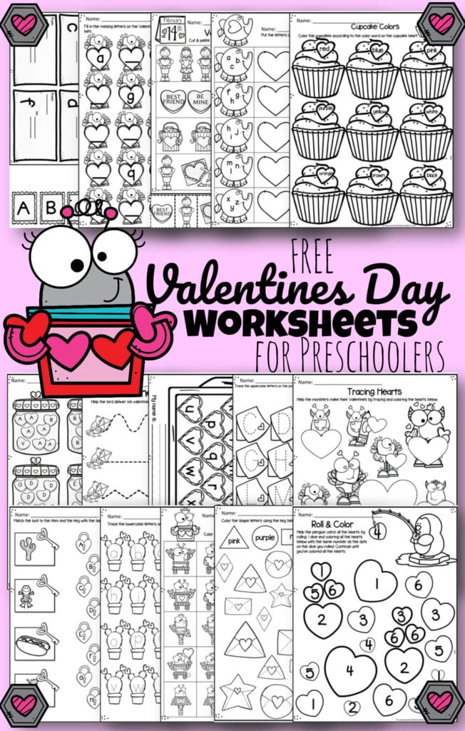 ? Tons of FREE Printable Valentines Day Worksheets