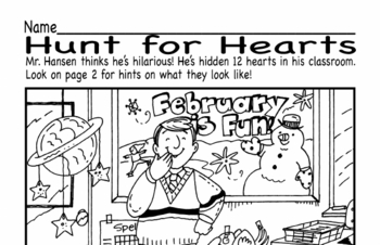 valentines day printable worksheet