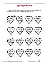 valentines day reading comprehension worksheet