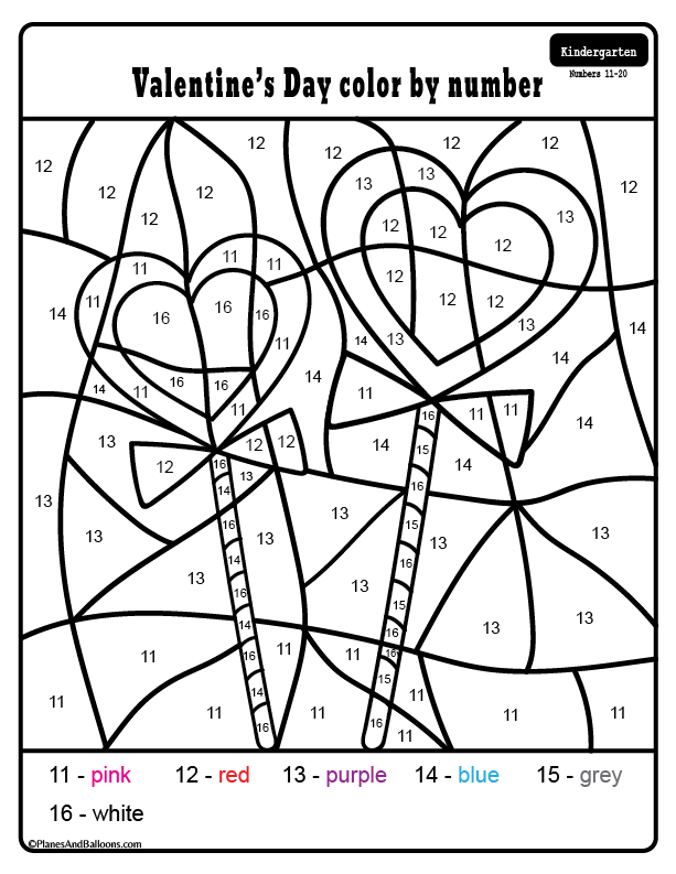 Valentines Day Kindergarten Worksheets FREE Printable PDF