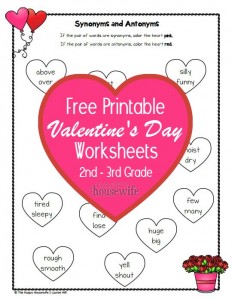 Valentines Worksheets: Free Printables - The Happy Housewife ...