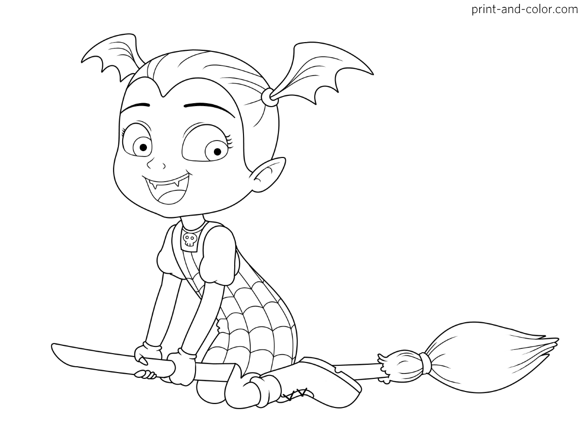 Vampirina coloring pages | Print and Color.com