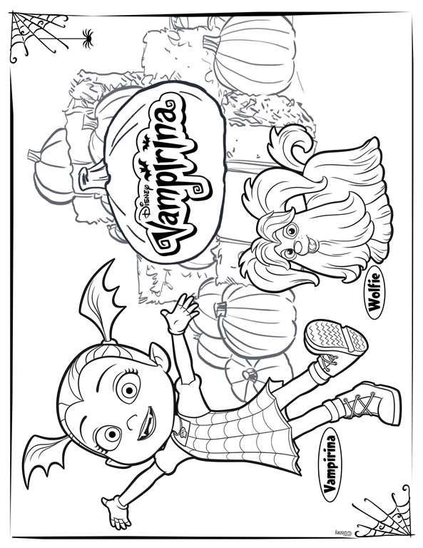 Kids-n-fun.com | Coloring page Vampirina disney vampirina