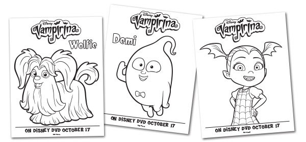 Vampirina Printables For Your Child To Celebrate Halloween Happily ...