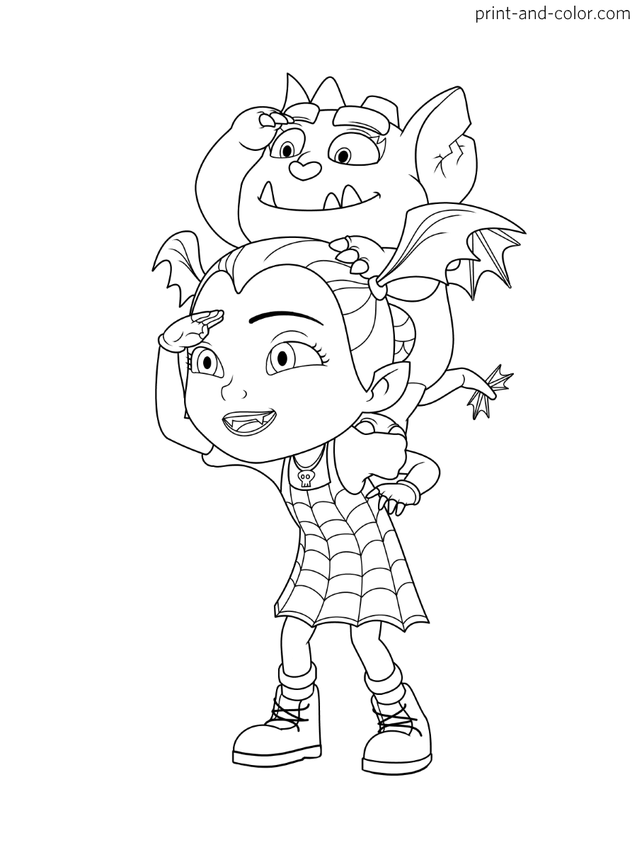 Vampirina coloring pages | Print and Color.com
