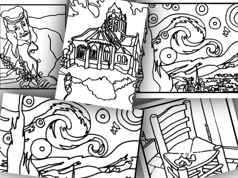 Printable worksheets about Van Gogh - Arte a Scuola