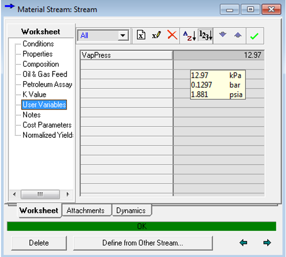 vapor pressure worksheet
