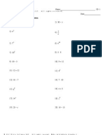 variable and verbal expressions worksheet