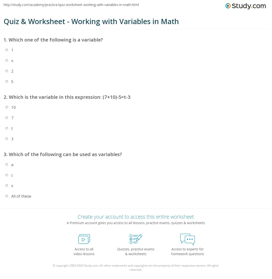 Identifying Manipulated and Responding Variables - Worksheets Library