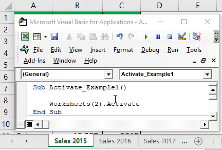 VBA Activate Sheet | VBA Examples to Activate Excel Sheet
