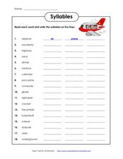 Vccv Words Lesson Plans &  Worksheets Reviewed by Teachers