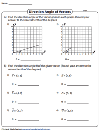 vector worksheet