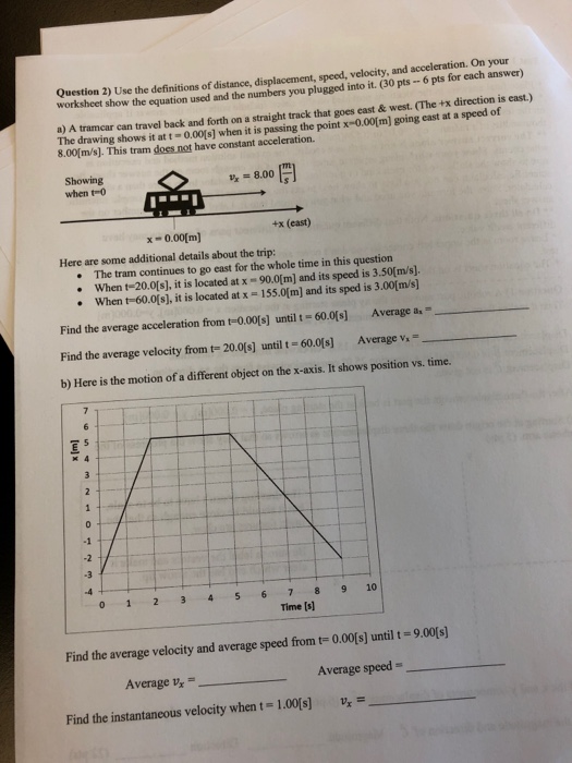 Solved Question 2) Use the definitions of distance, | Chegg.com