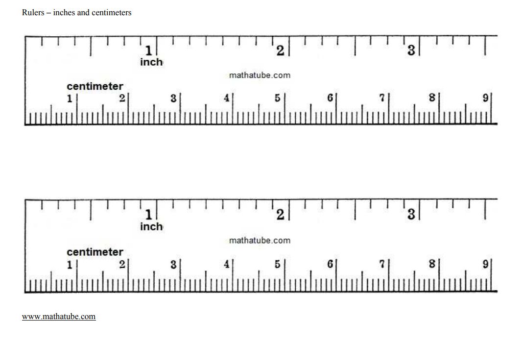 10 Sets of Free, Printable Rulers When You Need One Fast