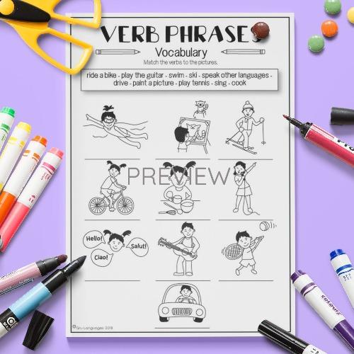Verbs Worksheets - 15 Worksheets.com - Worksheets Library