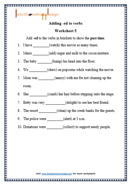 Irregular verbs worksheets - Games to learn English