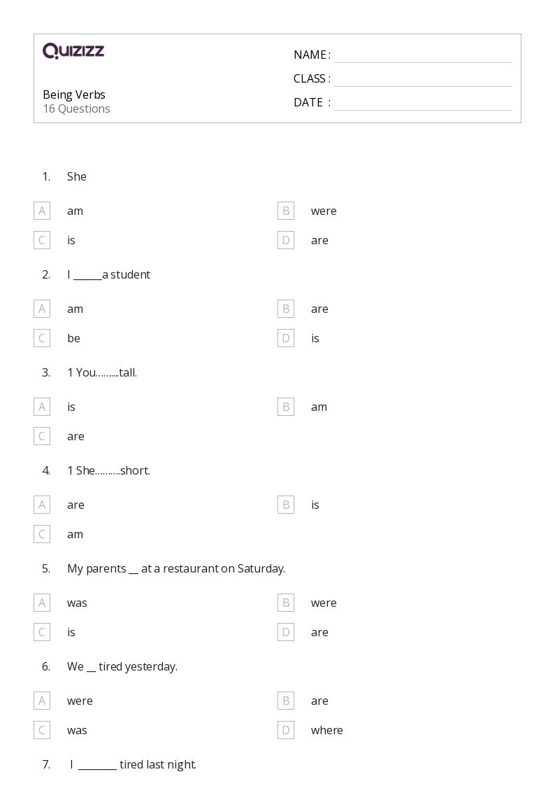 50+ Verbs worksheets for 3rd Grade on Quizizz | Free &  Printable