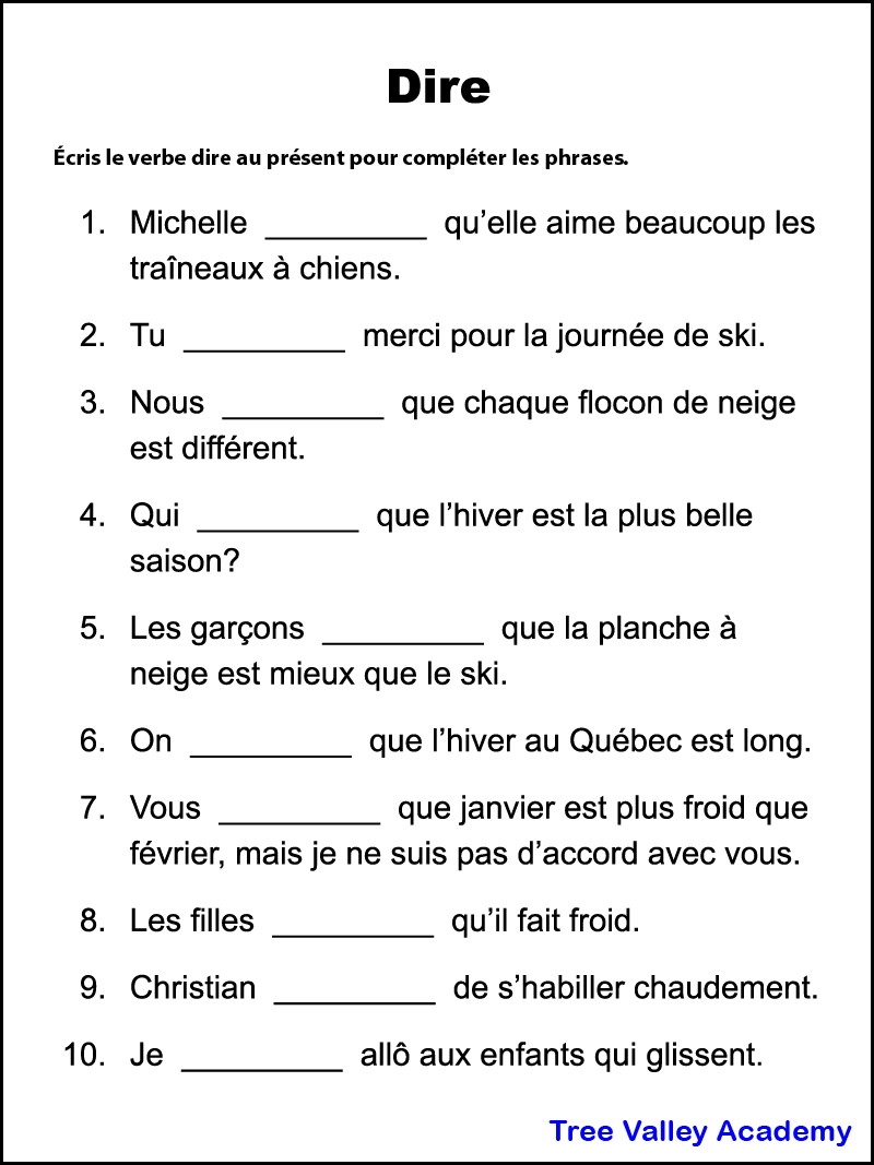 verbs worksheet 6th grade