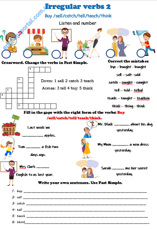 verbs worksheet pdf