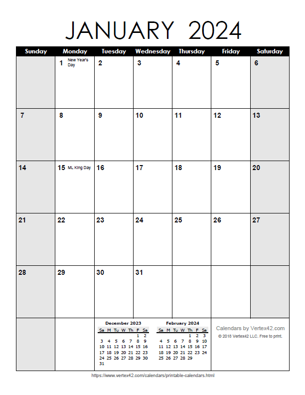 vertex printable weekly planner