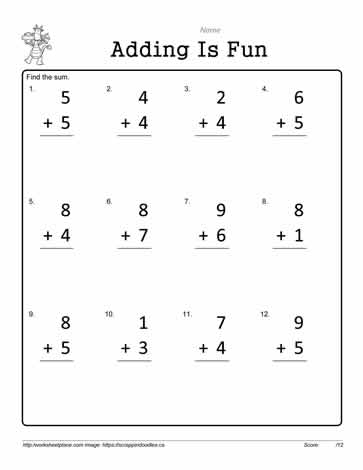 Adding Worksheet Vertical Worksheets