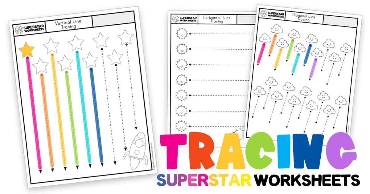 Tracing Lines Worksheet -Worksheets Library